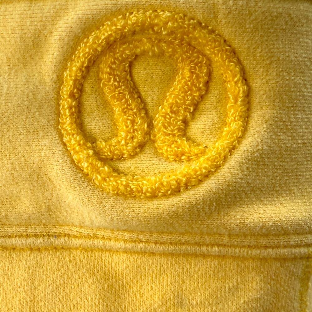 Lululemon Vintage Scuba Size 10 Yellow Heavyweight - Picture 4 of 5